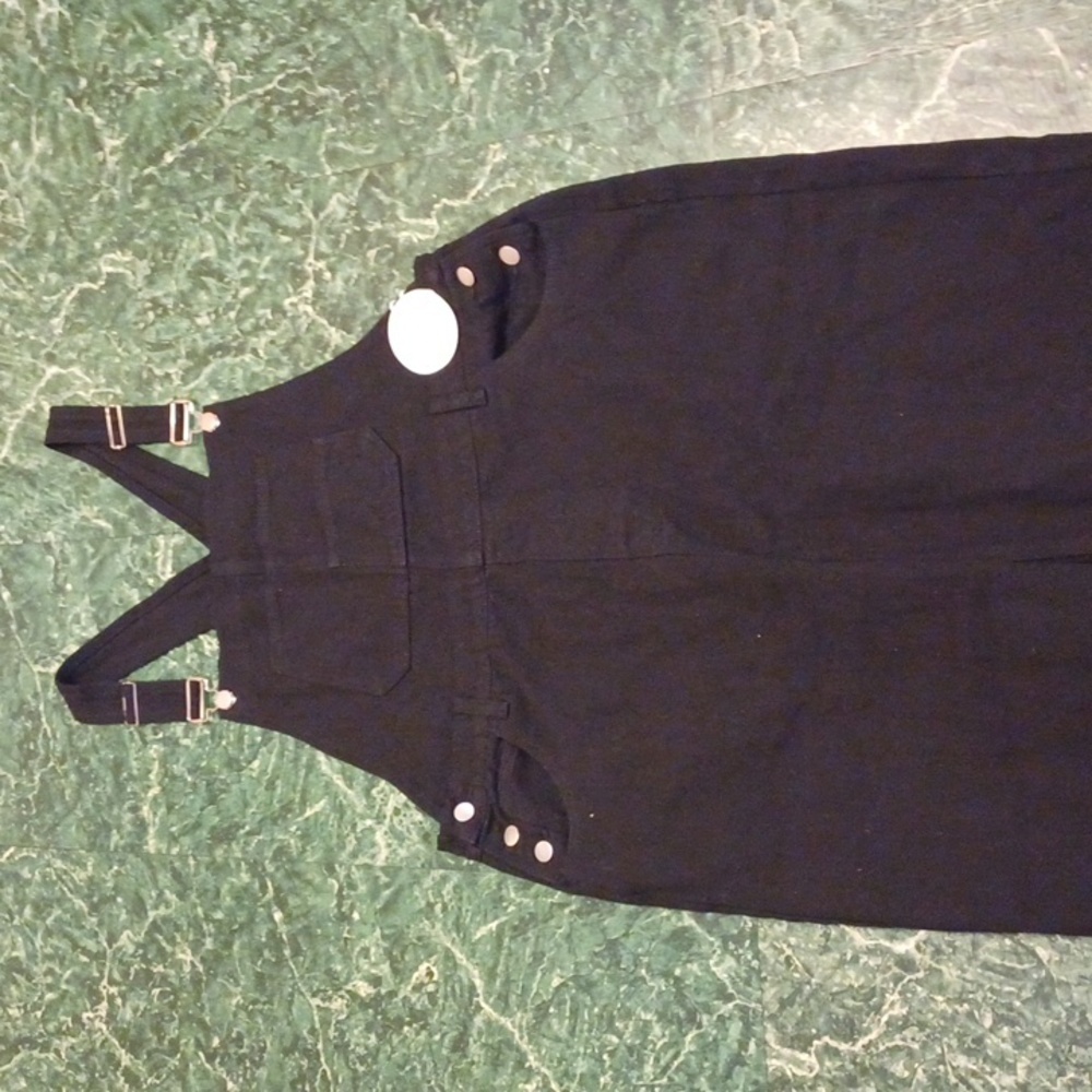 Bibed overalls Anrabess women size xlarge black